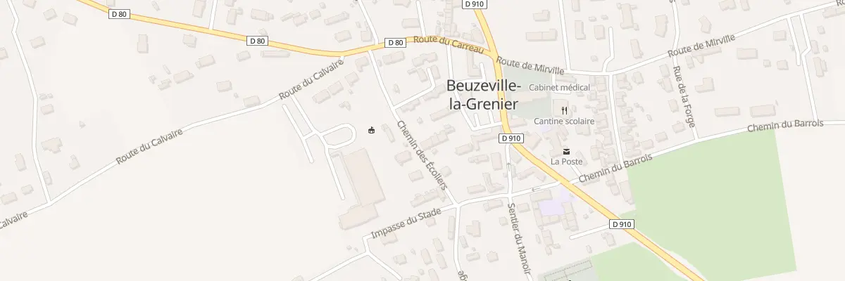 Plan du 56 Pl de l’Eglise à Beuzeville-la-Grenier