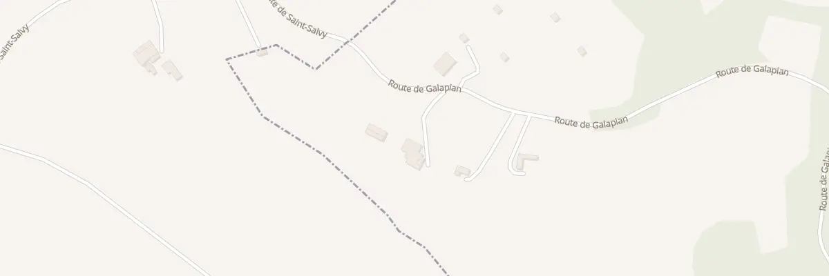 Plan du 25 Estieu à Saint-Salvy