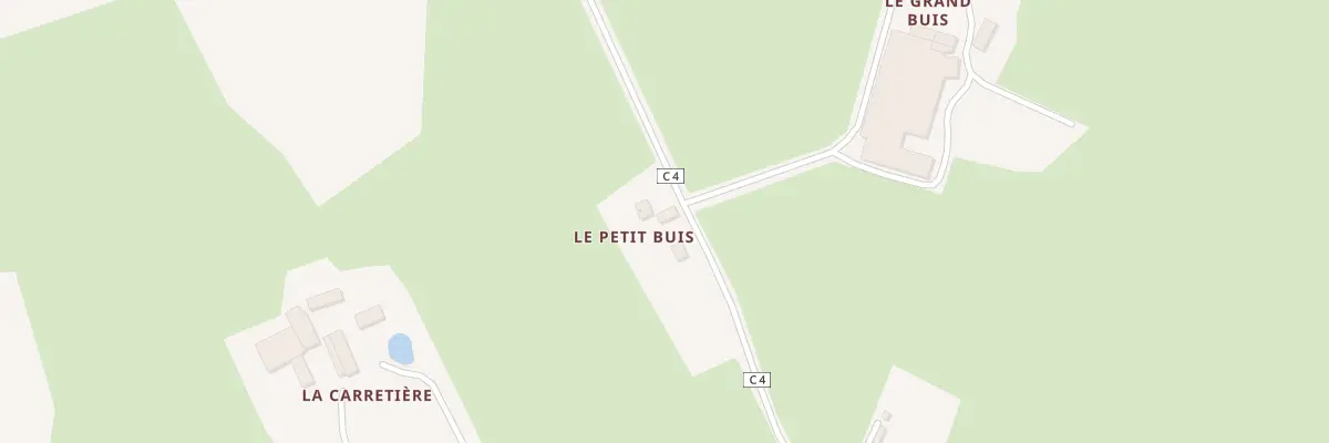 Plan du 1 Le Petit Buis à Rouperroux-le-Coquet