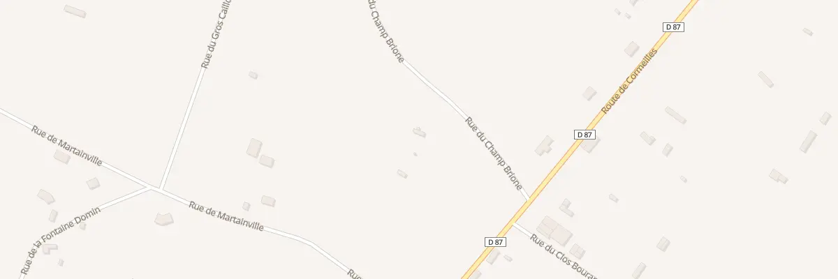 Plan du 386 Rue du Champ Brione à Vannecrocq