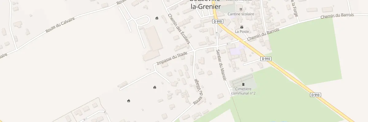 Plan du 120 Rte du Village à Beuzeville-la-Grenier