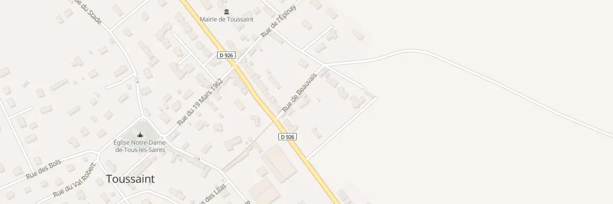 Plan du 45 Rue de Rouen à Toussaint