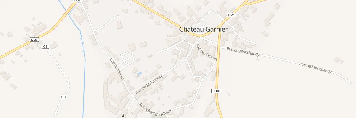 Plan du 8 Rue de Maisonnay à Château-Garnier