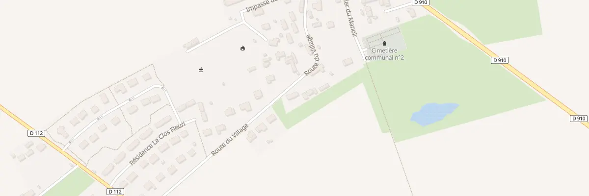 Plan du 287 Rte du Village à Beuzeville-la-Grenier