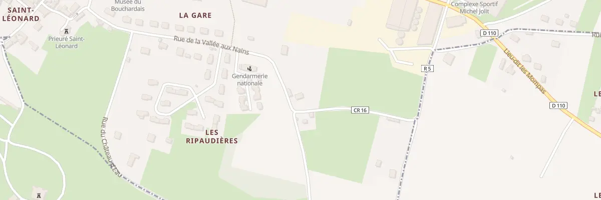 Plan du 29 Rue de la Vallée aux Nains à L’Île-Bouchard