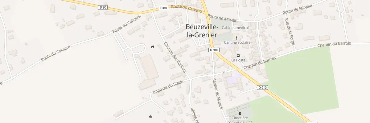 Plan du 141 Che des Ecoliers à Beuzeville-la-Grenier