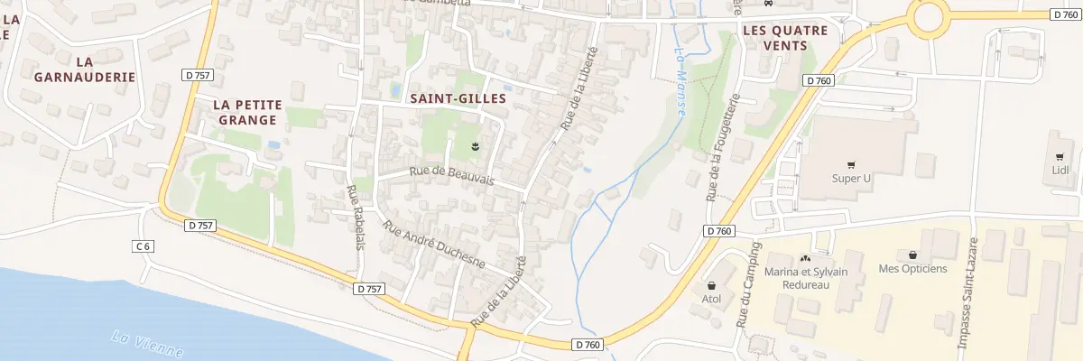 Plan du 26 Rue de la Liberté à L’Île-Bouchard