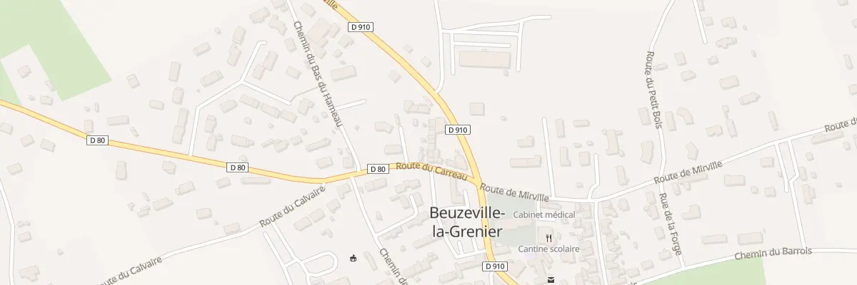 Plan du 54C Rte du Carreau à Beuzeville-la-Grenier