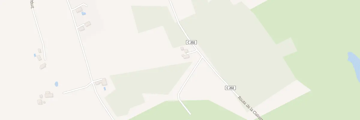 Plan du 1870 Rte de la Clairette à Ginestet