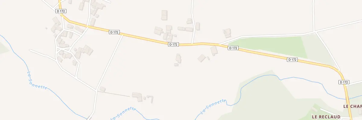 Plan du 2 Rte du Genevrier à Parzac