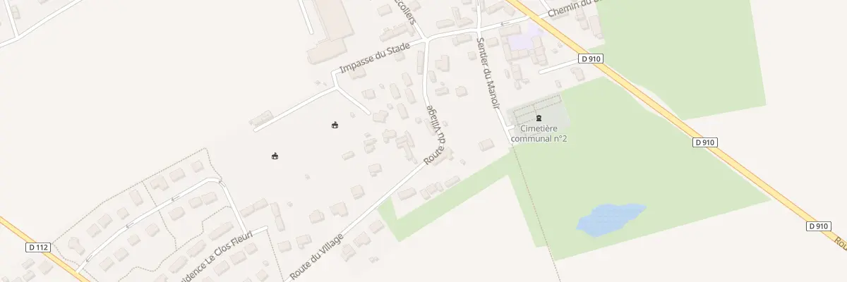 Plan du 235 Rte du Village à Beuzeville-la-Grenier