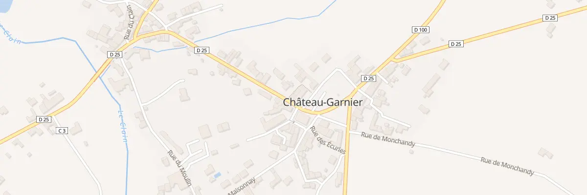 Plan du 5260 Le Bourg à Château-Garnier