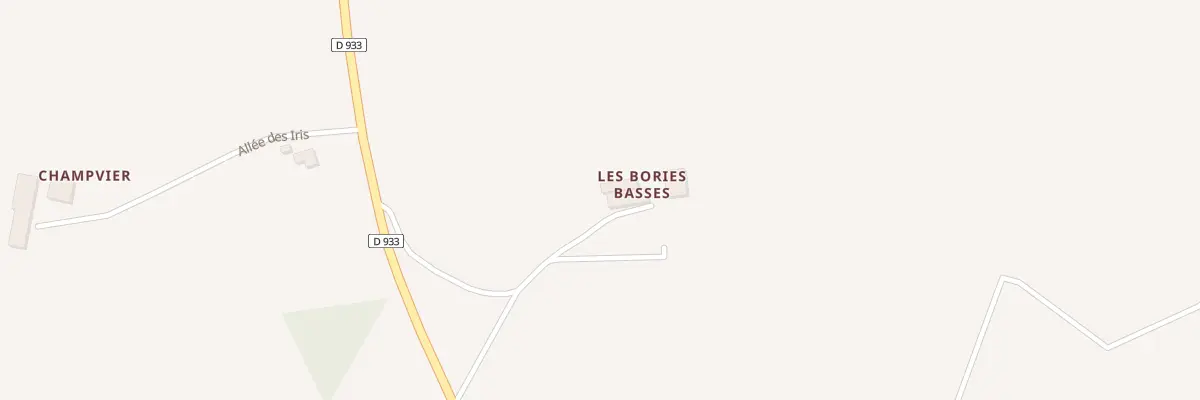 Plan du 37 Les Bories-Sud à Saint-Julien-Innocence-Eulalie