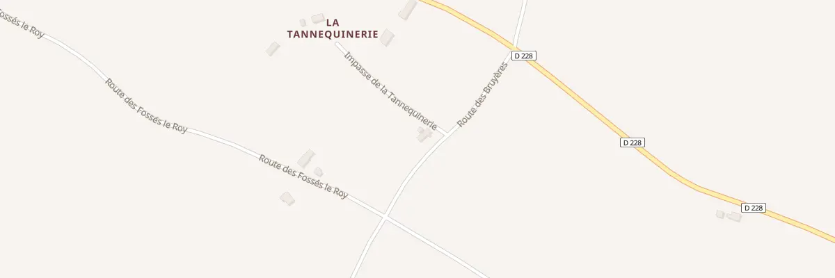 Plan du 43 Les Bruyeres à Saint-Agnan-sur-Sarthe