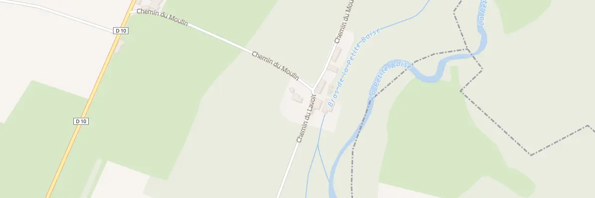 Plan du 2 Chem du Moulin à Tournous-Devant