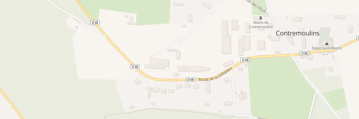Plan du 8 Rte de la Gillotiere à Contremoulins
