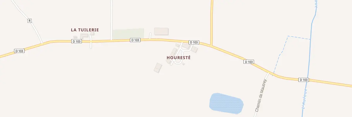 Plan du 5455 Houreste à Jegun
