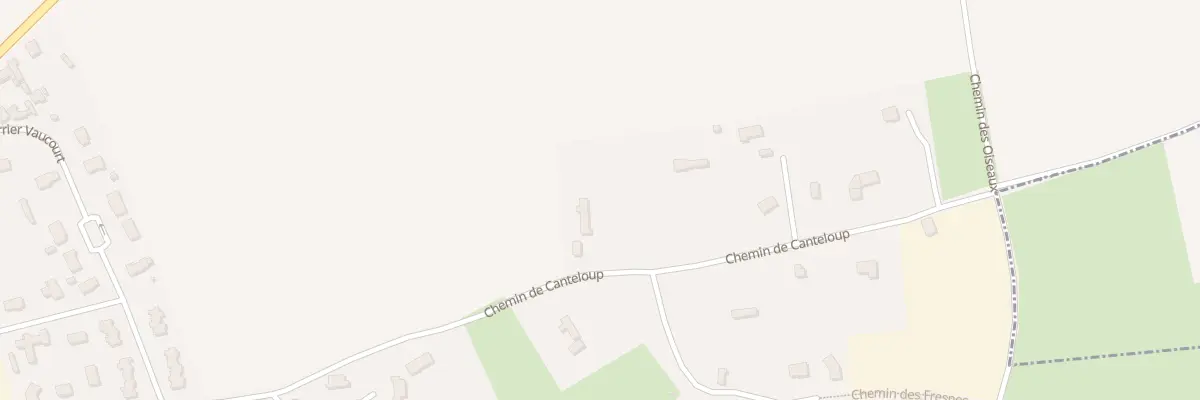 Plan du 629 Che du Canteloup à La Vespière-Friardel