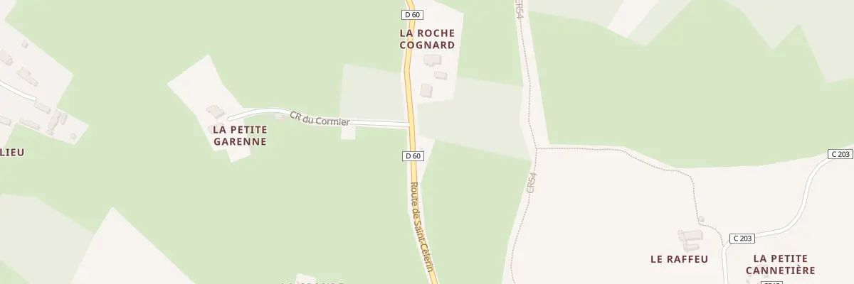 Plan du 525 Rte de Saint Celerin à Bonnétable