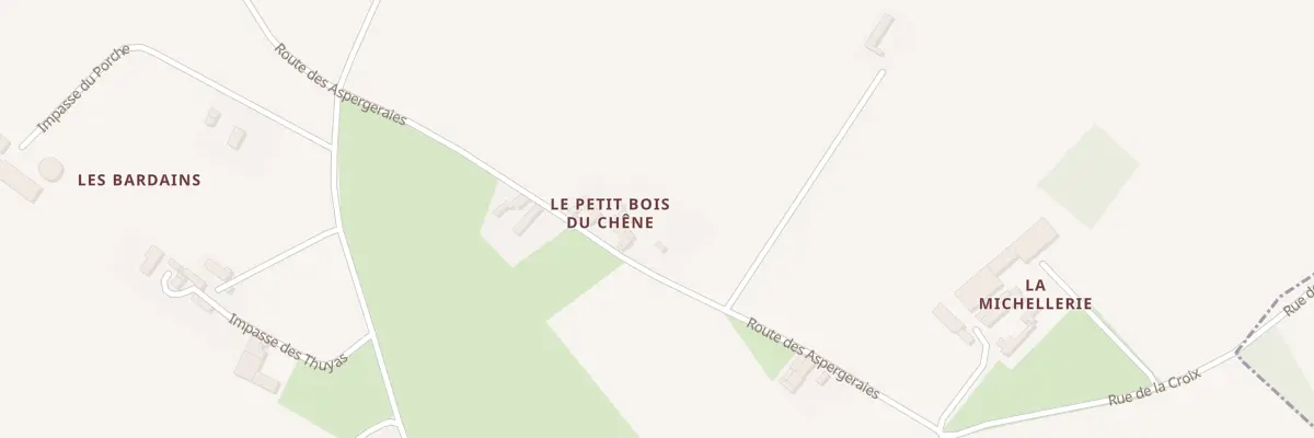 Plan du 3 Le Petit Bois à Braslou
