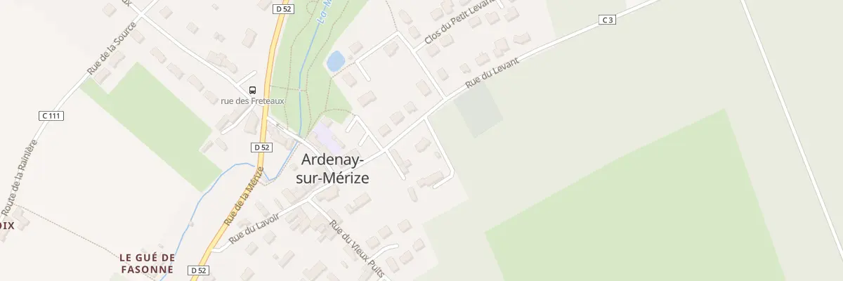 Plan du 8 Rue du Levant à Ardenay-sur-Mérize