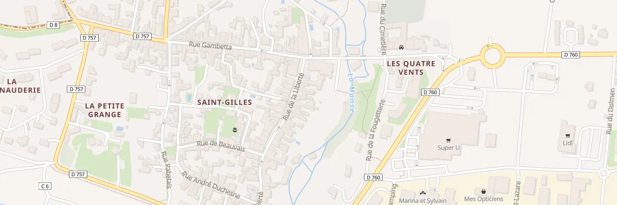 Plan du 48 Rue de la Liberté à L’Île-Bouchard