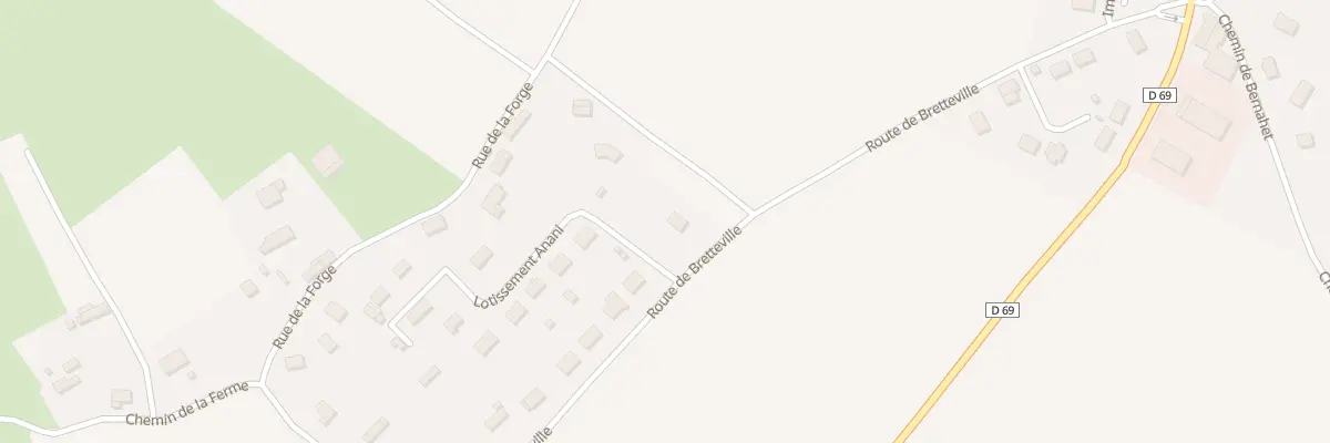Plan du 52 Rte de Bretteville à Annouville-Vilmesnil