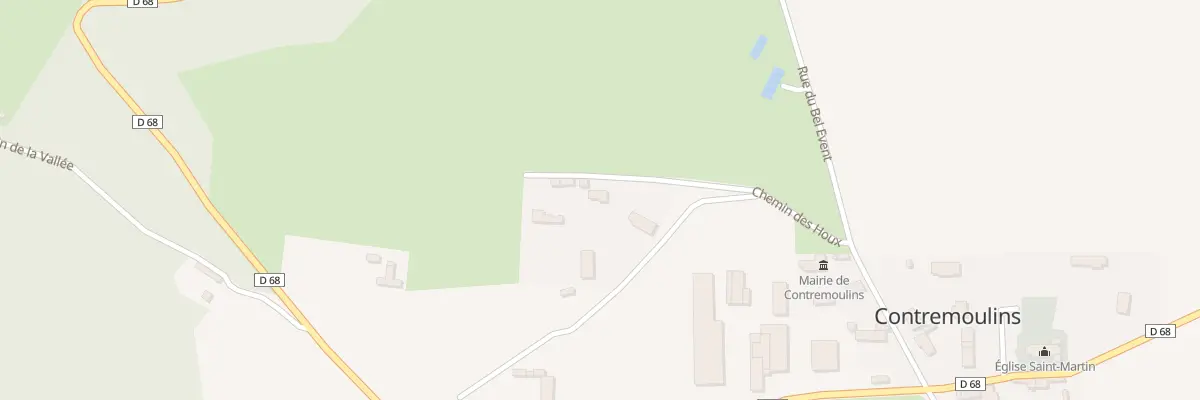 Plan du 9 Che des Houx à Contremoulins