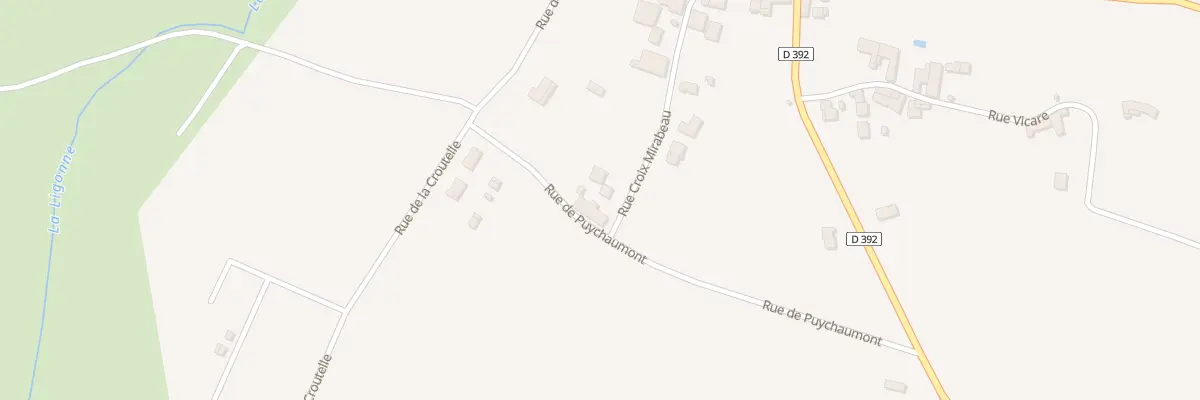 Plan du 248 Rue Croix Mirabeau à Marillac-le-Franc