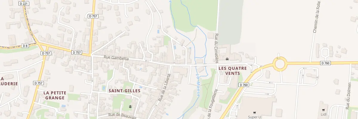 Plan du 6 Rue Gambetta à L’Île-Bouchard