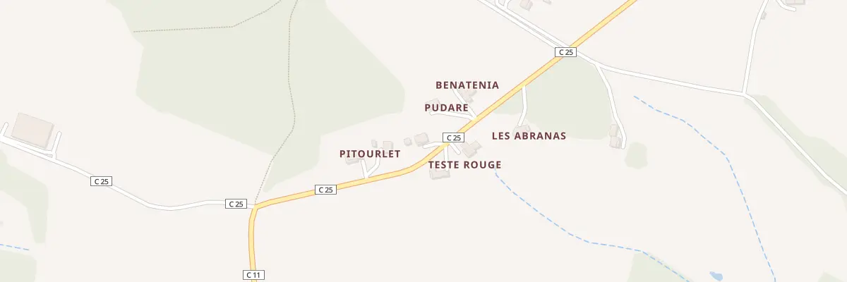 Plan du 2351 Chem de Bellevue à Biran
