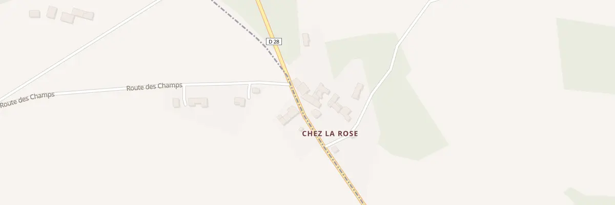 Plan du 3 Chez la Rose au Vieux-Cérier
