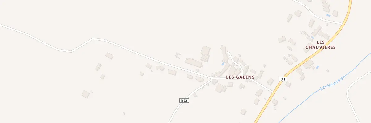 Plan du 5068 Les Gabins à Gizay