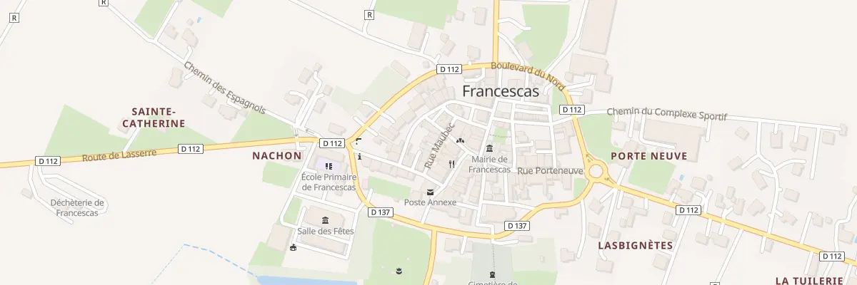 Plan du 7 Rue Maubec à Francescas