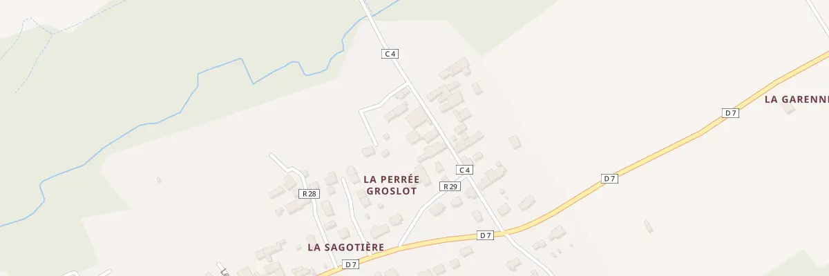 Plan du 3 La Perrée Groslot à Lignières-de-Touraine