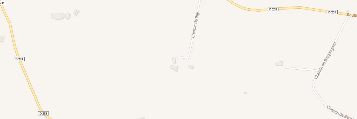 Plan du 224 Che de Pay à Bazens