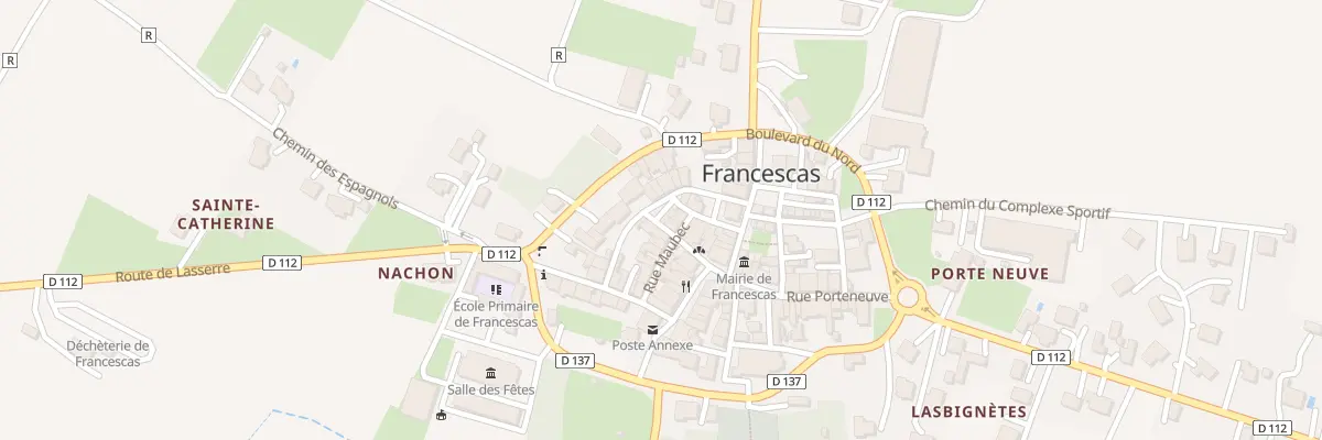 Plan du 2 Pl Arragegat à Francescas