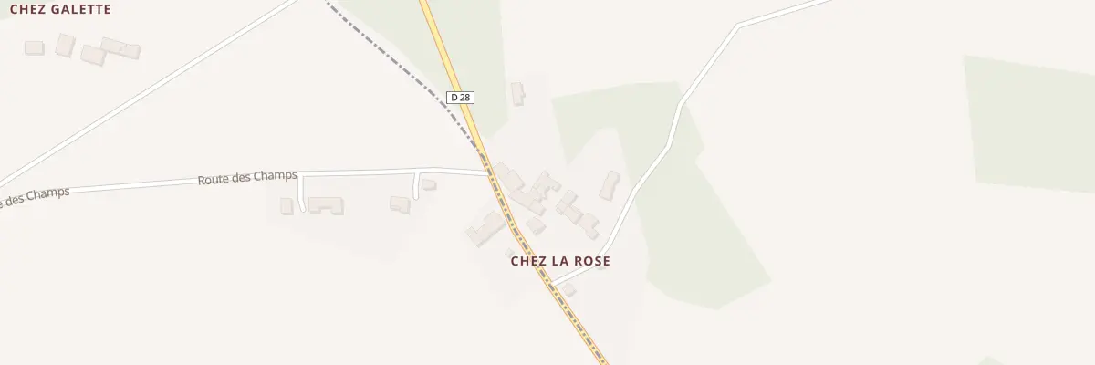 Plan du 7 Chez la Rose au Vieux-Cérier