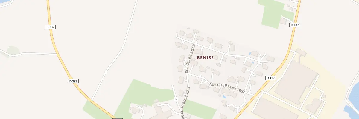 Plan du 5325 Benise à Francescas
