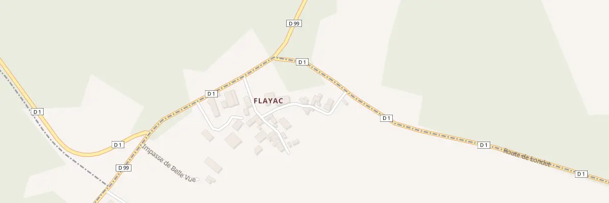 Plan du 95B Flayac à Celles