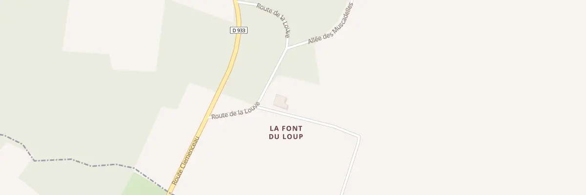 Plan du 245 Rte de la Louve à Saint-Julien-Innocence-Eulalie