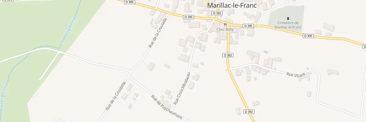 Plan du 146 Rue Croix Mirabeau à Marillac-le-Franc