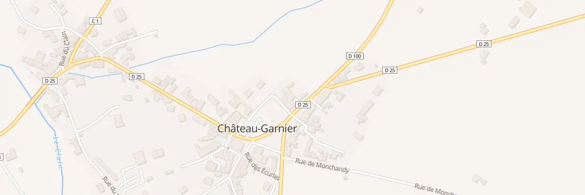 Plan du 1 Rue Ancien Champ de Foire à Château-Garnier