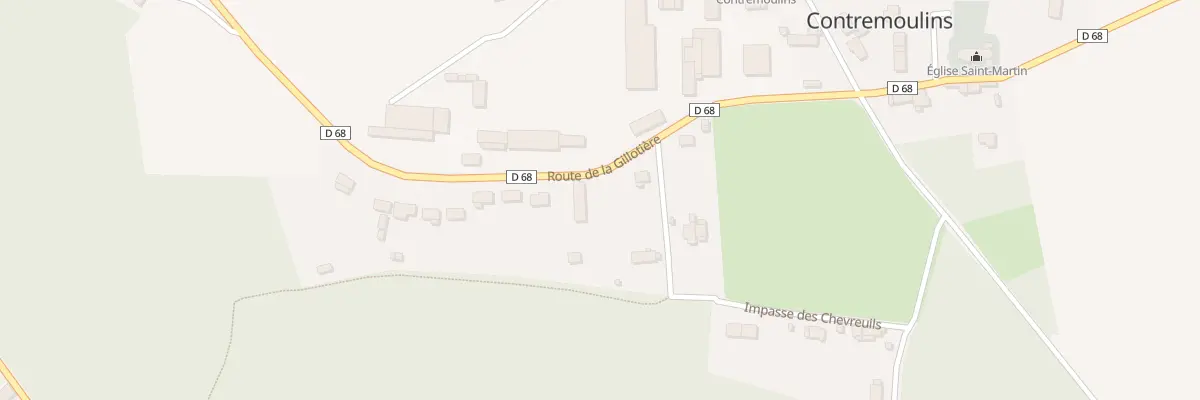 Plan du 11 Rte de la Gillotiere à Contremoulins