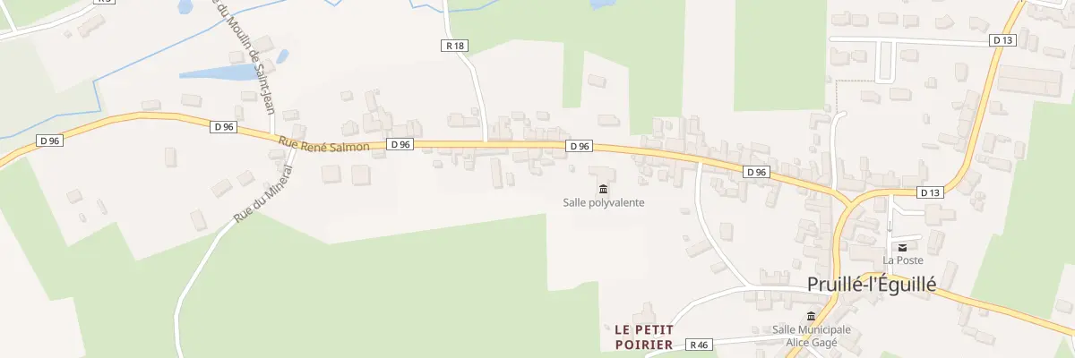 Plan du 37 Rue René Salmon à Pruillé-l’Éguillé