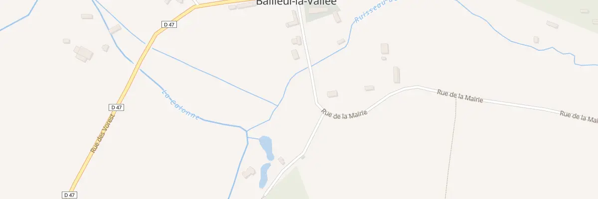 Plan du 5 Rue de la Mairie à Bailleul-la-Vallée