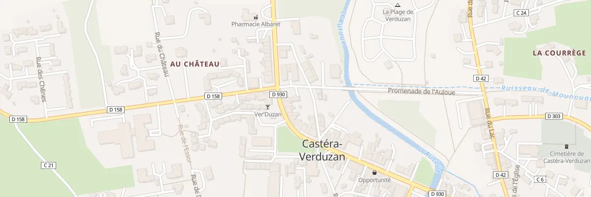 Plan du 2 Prom de l’Auloue à Castéra-Verduzan