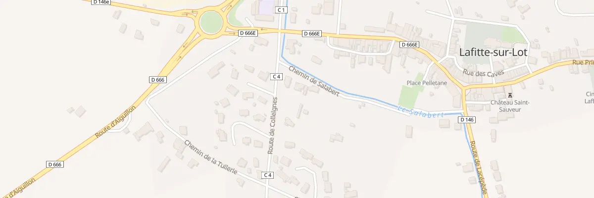Plan du 2 Che de Salabert à Lafitte-sur-Lot