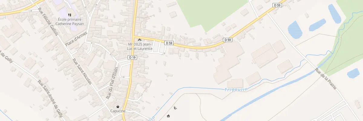 Plan du 17 Rue de Rosay à Bonnétable