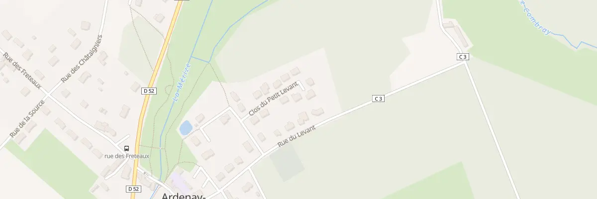 Plan du 9 Le Petit Levant à Ardenay-sur-Mérize